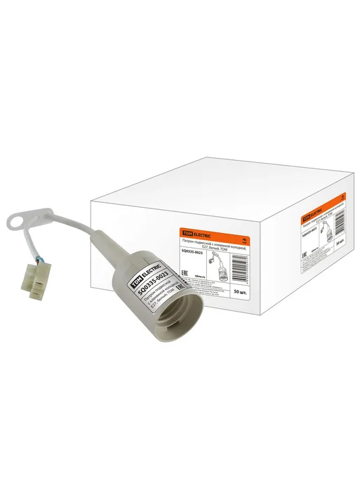 TDM Electric Патрон подвесной с клеммной колодкой Е27 - 1 шт, 1 шт, фото 2