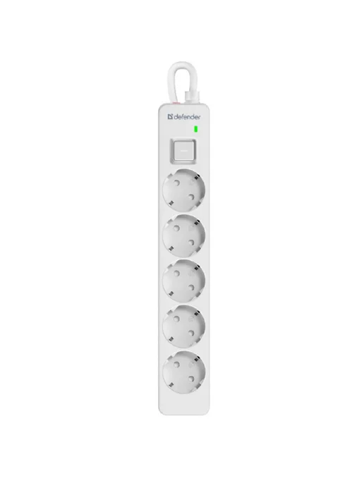 DEFENDER Сетевой фильтр DFS 133 (99431) 5 розет, 3 м, 3 м, фото 2