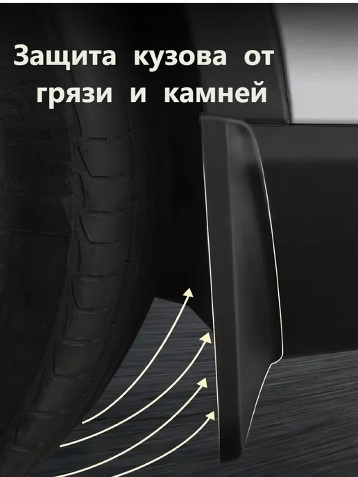 брызговики 4шт Exeed rx (2019-2025), 4 шт, фото 4