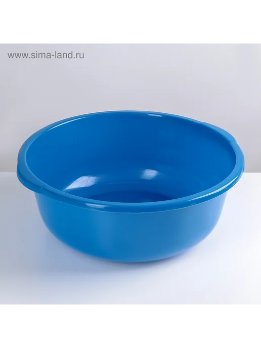 Пластос Тазик пластиковый хозяйственный круглый, 10 л, 10 л, фото 3
