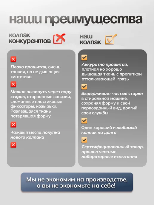 CHEF & CLINICER Колпак поварской бандана повара, вариант, фото 5