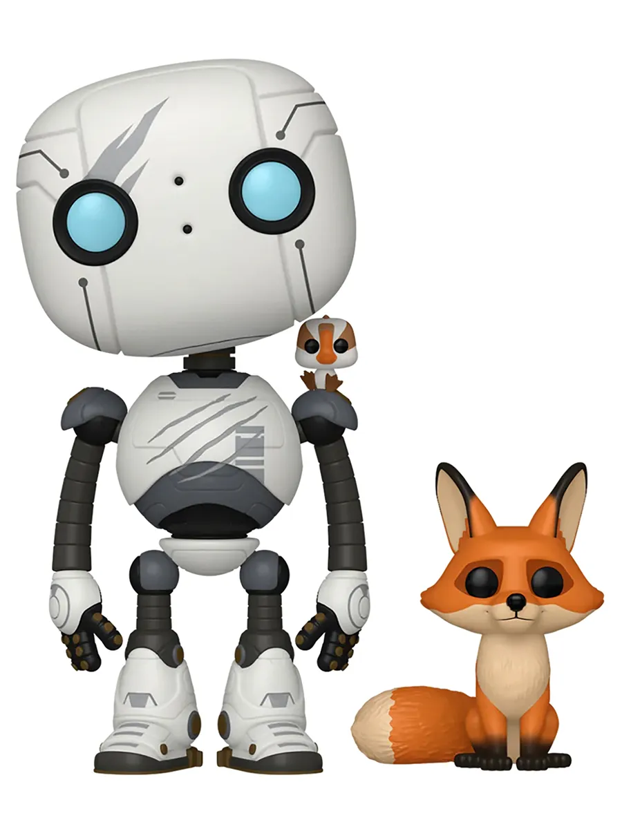 Фигурка Funko POP Movies Wild Robot Roz w/ Fink & Brightbill Фигурка Funko POP Movies Wild Robot Roz w/ Fink & Brightbill