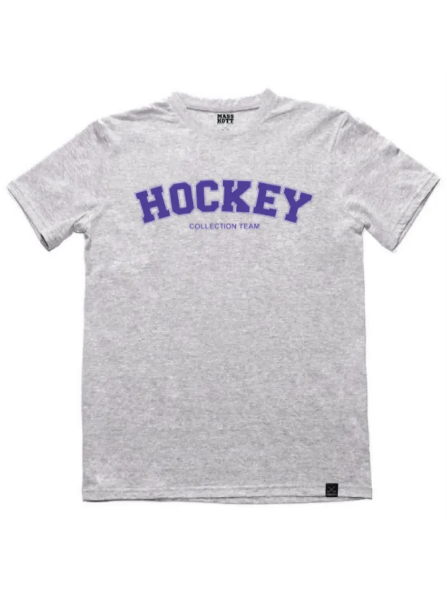 Футболка хоккейная, MASSKOTT hockey inside "HOCKEY", синий