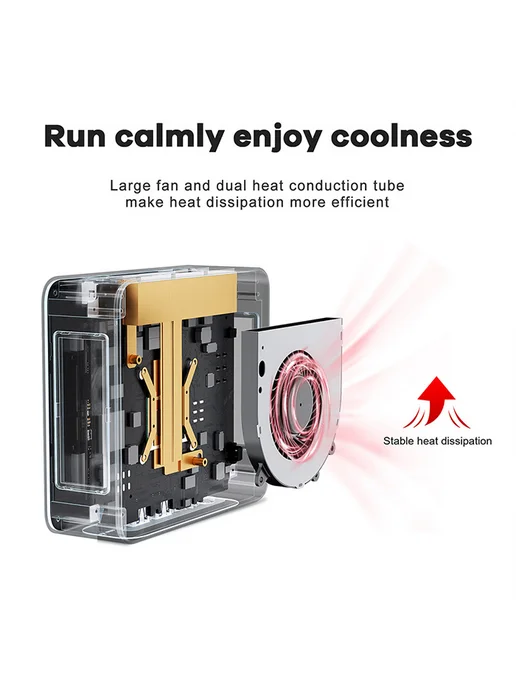 Beelink Мини ПК SER5 AMD Ryzen R5 5500U 16 ГБ 480 ГБ, 16 ГБ, 480 ГБ, фото 6