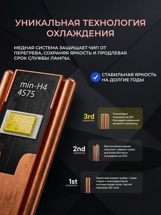 qoody лед лампа мини линзы h4 с линзой bi-led со шторкой h19, лампа, фото 7