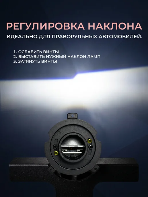 qoody лед лампа мини линзы h4 с линзой bi-led со шторкой h19, лампа, фото 8