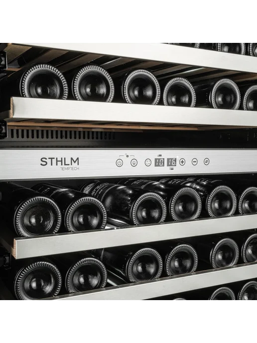 TEMPTECH Холодильник винный STX60DS (46 бутылок), черный, фото 5