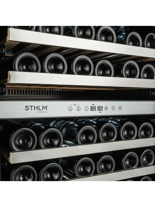 TEMPTECH Холодильник винный STX60DRB (46 бутылок), черный, фото 7