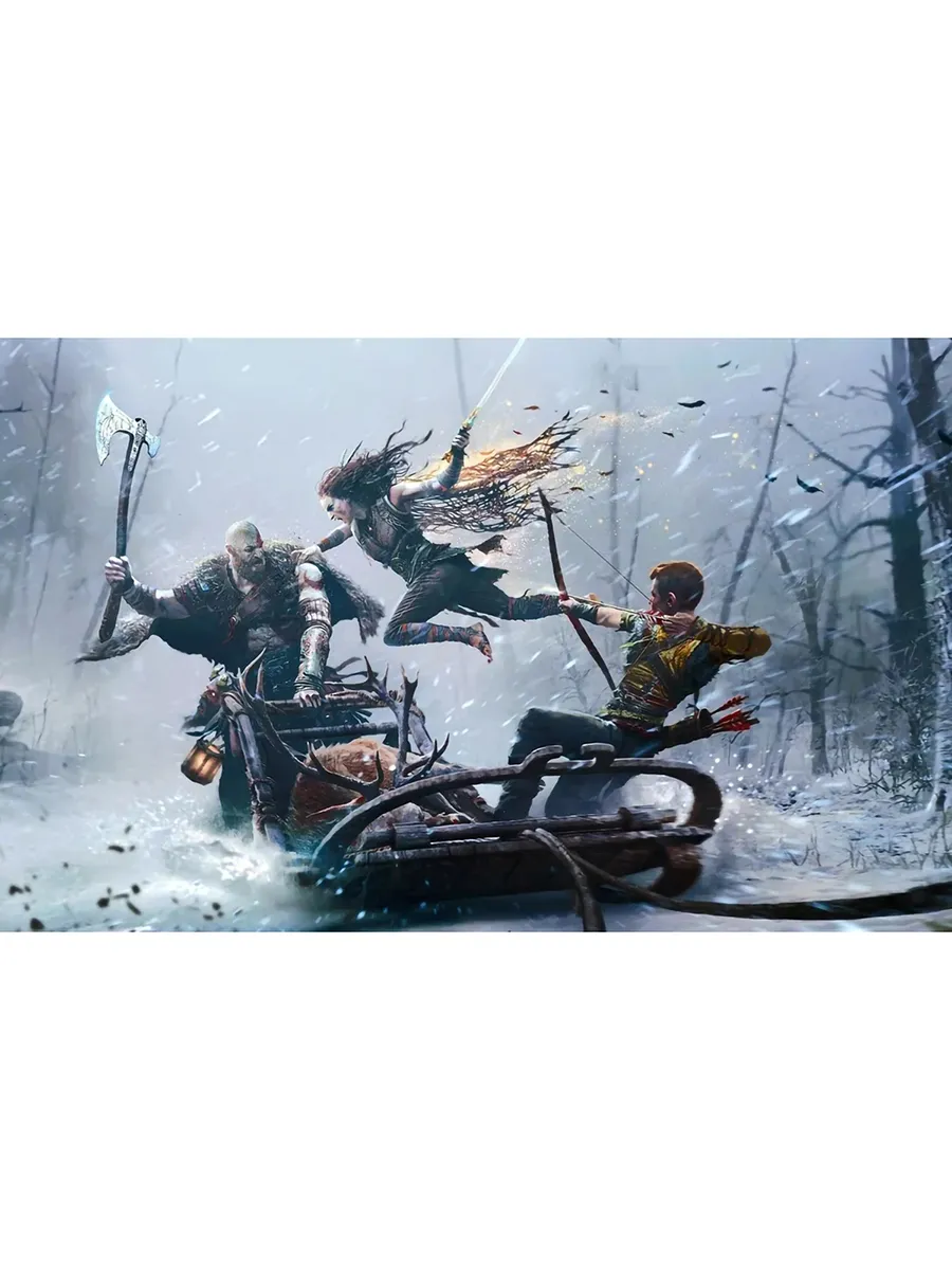 Игра для PS4: God of War Ragnarok /PS4 (Русские субтитры)