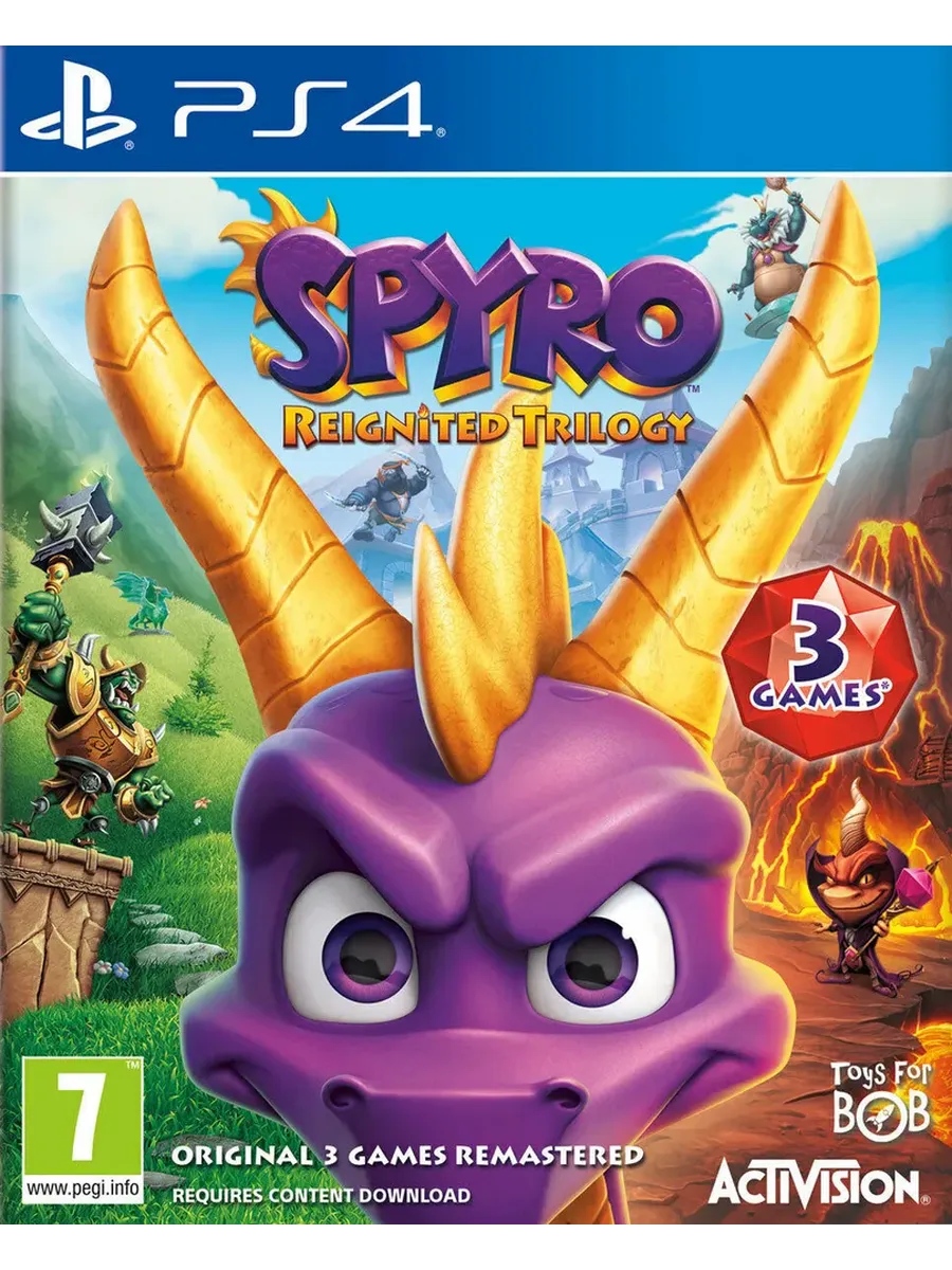 Игра для PS4:Spyro: Reignited Trilogy /PS4 Английская версия