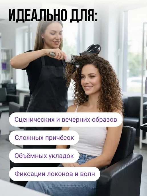 Glance Professional Пенка - мусс для укладки волос ультра фиксация Биотин 2шт, 2 шт, фото 2