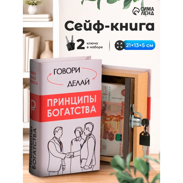 Книга-сейф Принципы богатства