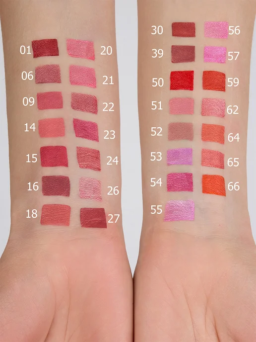 TF COSMETICS Губная помада перламутровая, тон 23 темно розовая, тон 62, розовый, фото 6