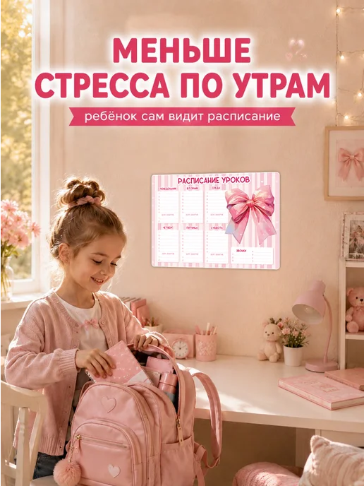 The Planer! Расписание уроков настенное Роблокс Roblox, вариант, фото 7