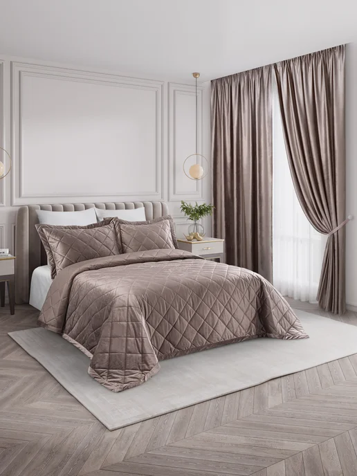 Marianna Покрывало на кровать и диван Verdi 260х240 см с наволочками, 220x240 см, фото 2