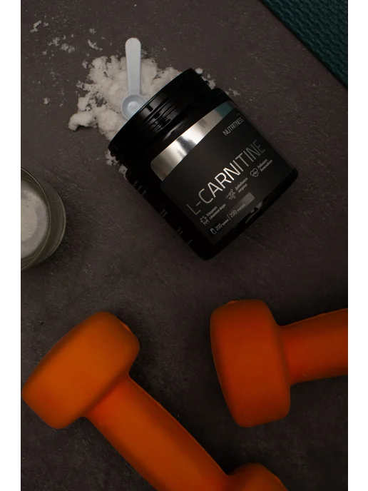 NUTRITNESS L-Carnitine 200г, Л-карнитин тартрат, без добавок, 200 г, фото 7
