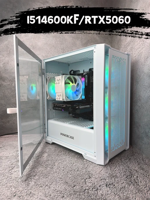 ROO24 Игровой компьютер i5 Джоэл 14600KF RTX5070 12Gb, белый