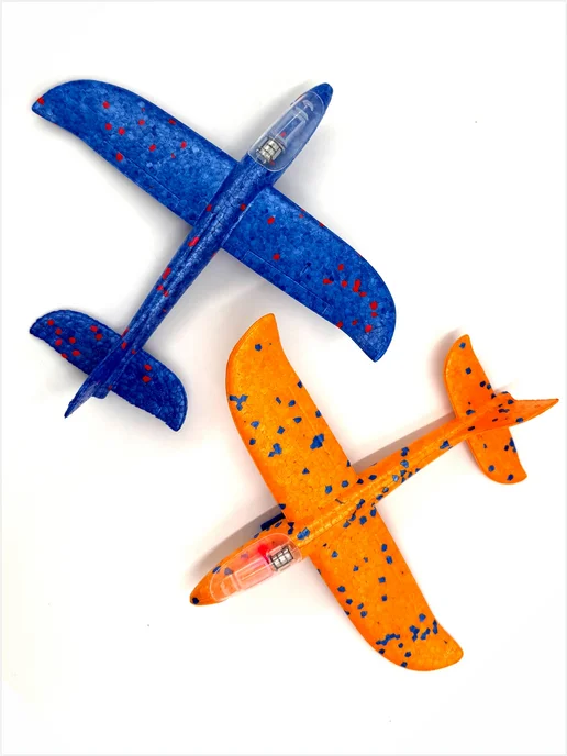 AYVA TOYS Самолет из пенопласта с катапультой пистолетом, 2 шт, фото 6