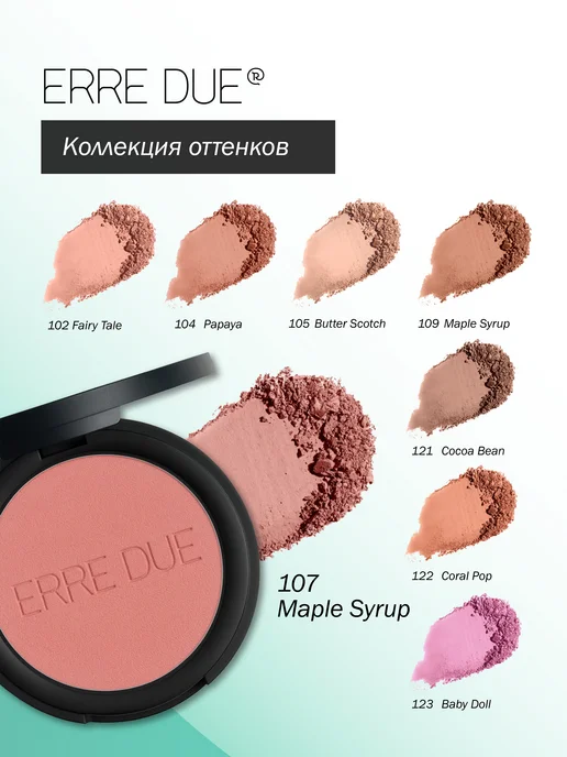ERRE DUE BLUSHER Румяна, розовый, фото 4