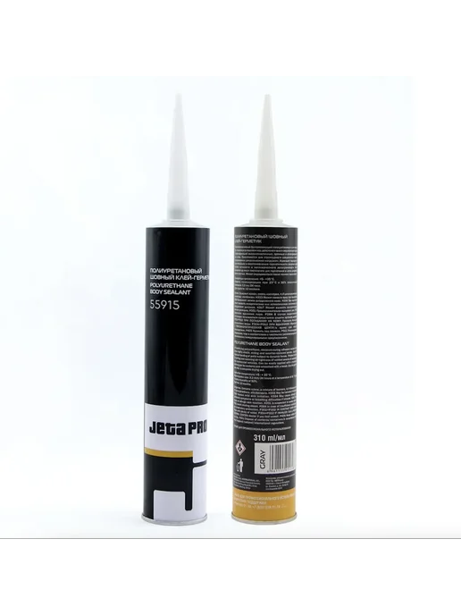 JETA PRO Шовный герметик POLYURETHANE BODY SEALANT 55915 Черный, черный