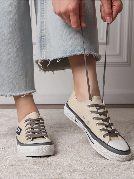 ZM shoes Тканевые кеды текстильные, белый, фото 2