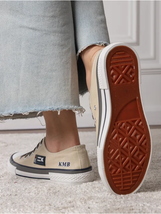 ZM shoes Тканевые кеды текстильные, белый, фото 5