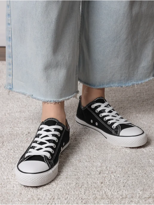 ZM shoes Тканевые кеды текстильные, черный, фото 3