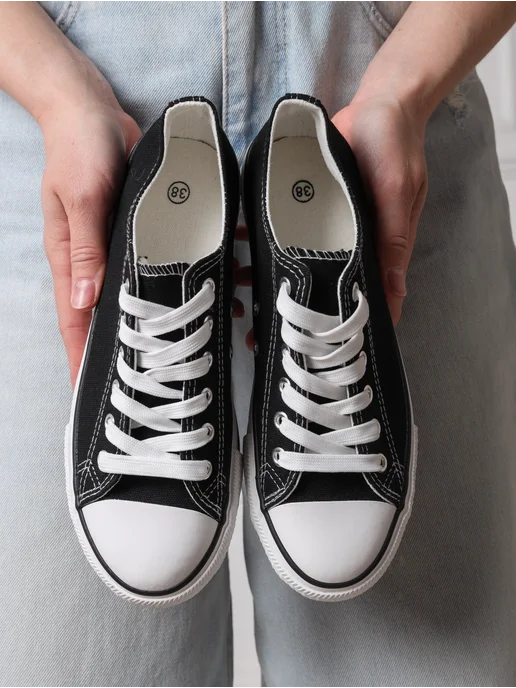 ZM shoes Тканевые кеды текстильные, черный, фото 6