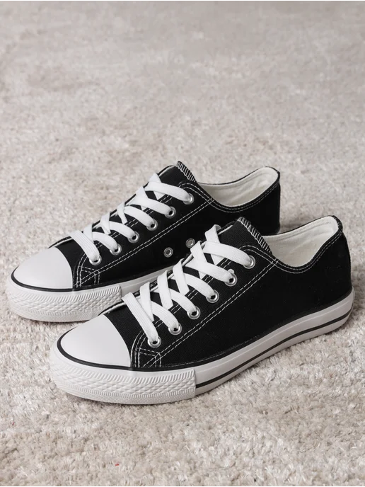 ZM shoes Тканевые кеды текстильные, черный, фото 7