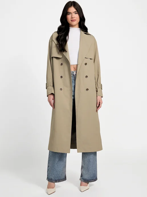 GUESS Плащ взрослый, зеленый