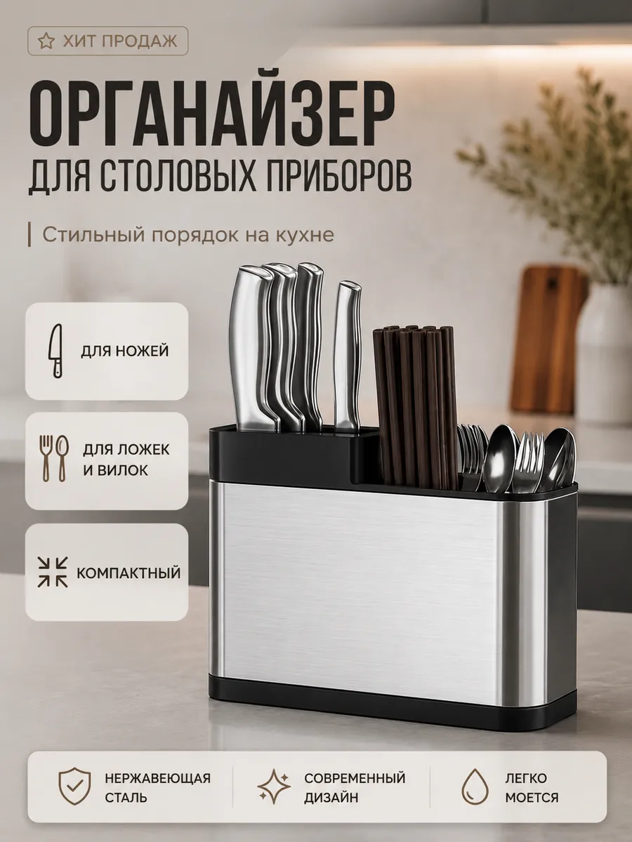 Подставка для столовых приборов сушилка