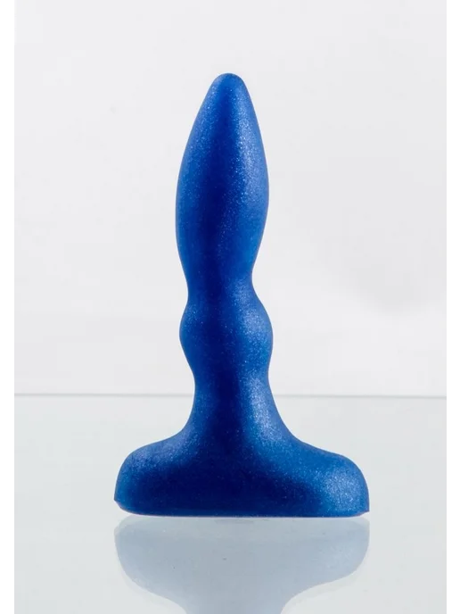 lola games Beginners P-Spot Massager, синяя — анальная пробка, синий, фото 2
