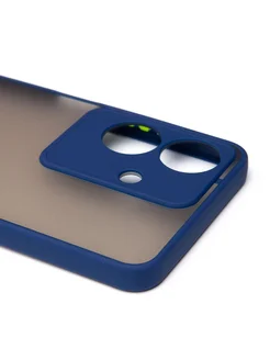 Чехол Realme Note 60 (RMX3933), 60x (RMX3938) пластик Promise mobile. Цвет темно-синий. Вид 4.