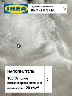 Одеяло двуспальное 200х200 ИКЕА BROKFUNKIA, фото 3