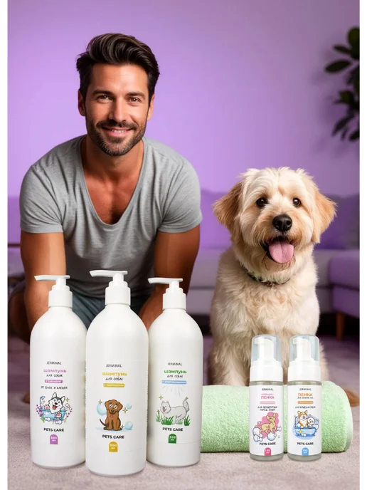 JERMINAL - PETS CARE - Шампунь от блох и клещей для собак и кошек, 500 мл, 500 мл, фото 7