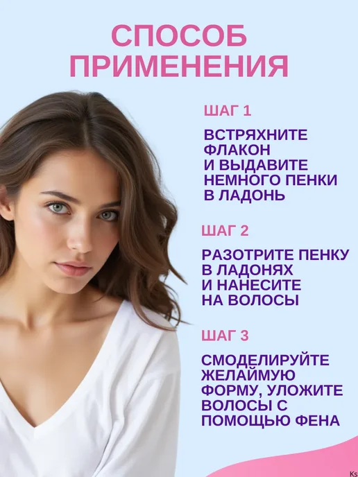 Glance Professional Лак и мусс пенка Кератин Глансе, 250 мл, фото 5