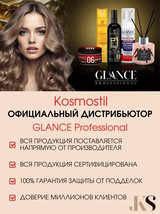 Glance Professional Лак и мусс пенка Кератин Глансе, 250 мл, фото 8