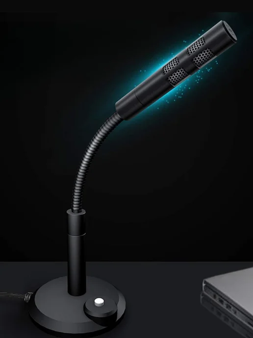 MRM-POWER USB мини-микрофон для компьютера, универсальный, черный, фото 3