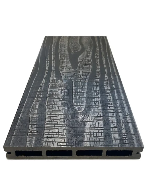 Altay Decking Террасная доска ДПК Венге 3000х140х20 мм 1 шт, 140x20 мм, 1 шт, графит, фото 3