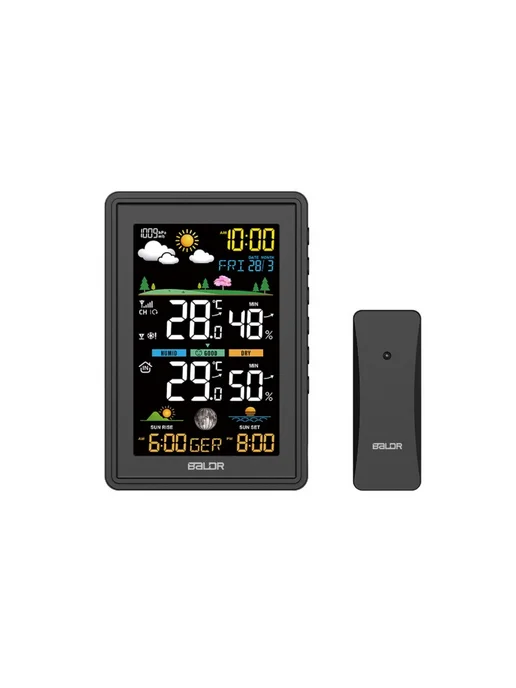 BALDR Метеостанция B0360WST2H2PR-V3-BLACK, черный, фото 2