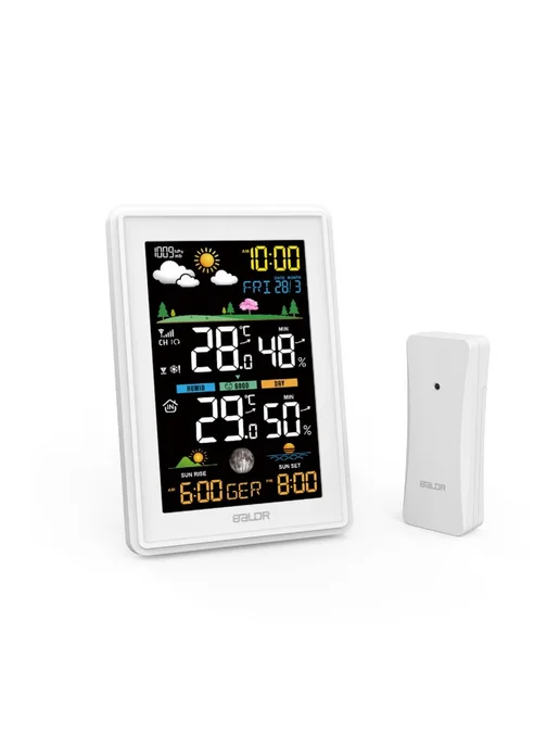 BALDR Метеостанция B0360WST2H2PR-V3-WHITE, белый
