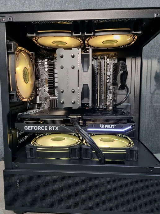 Techno РС Игровой компьютер Intel i5-13400F RTX 5060, черный, фото 4