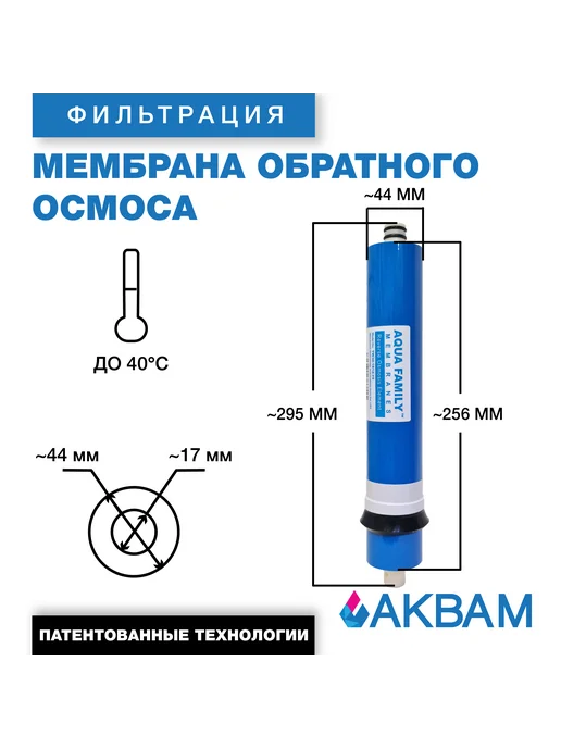 АкваМ Мембрана обратного осмоса, вариант, фото 2