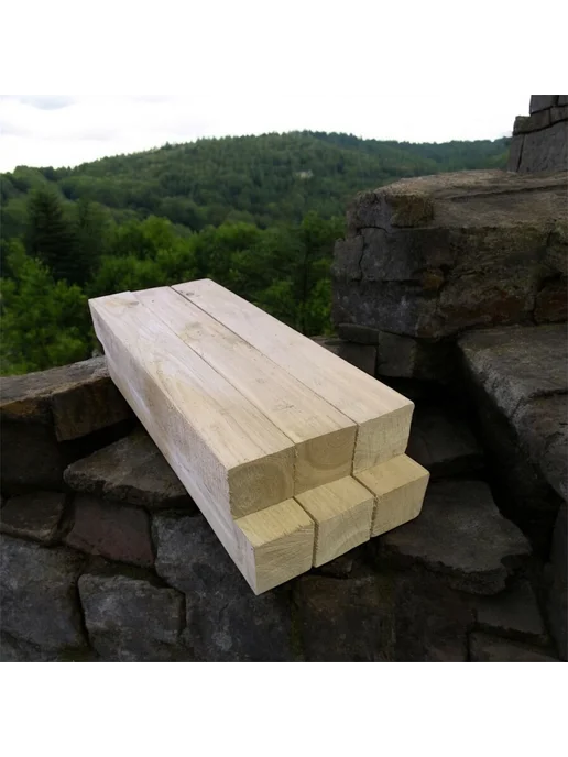 Дуб необработанный бруски 60х5х5 см 6 шт, 5x5 см, 6 шт, фото 4