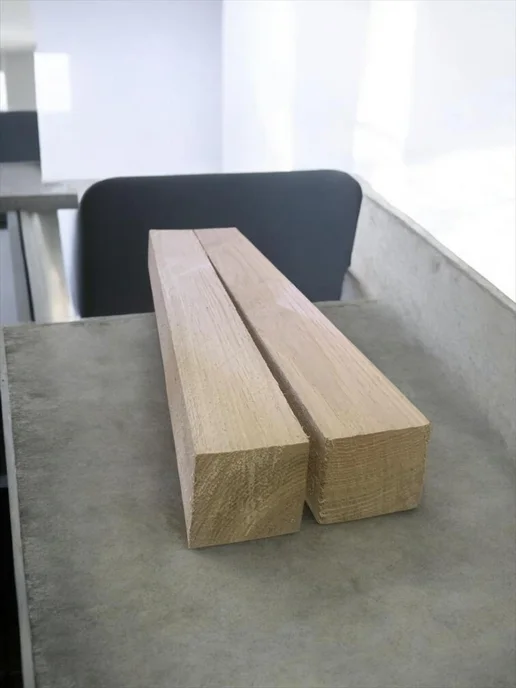 Дуб необработанный бруски 60х5х5 см 6 шт, 40x5, 2 шт, фото 3
