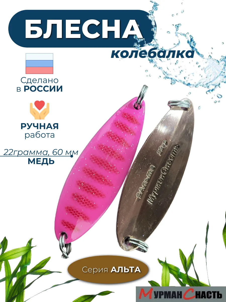 Блесна колебалка на щуку