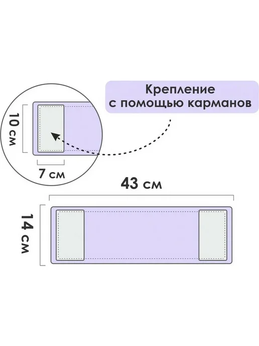 PERFECTO LINEA Сменная насадка для швабры из шенилла лиловая 44-431021, вариант, фото 8