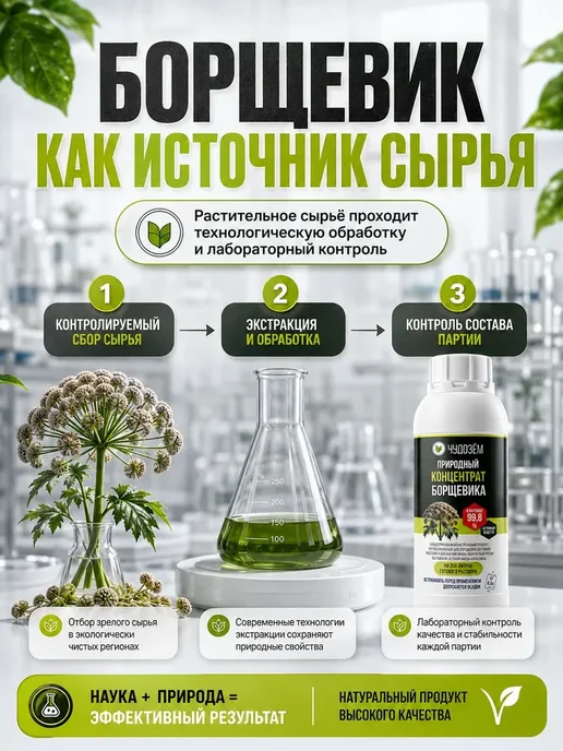 Чудозем Антистресс для комнатных растений Экстракт борщевика, вариант, фото 7