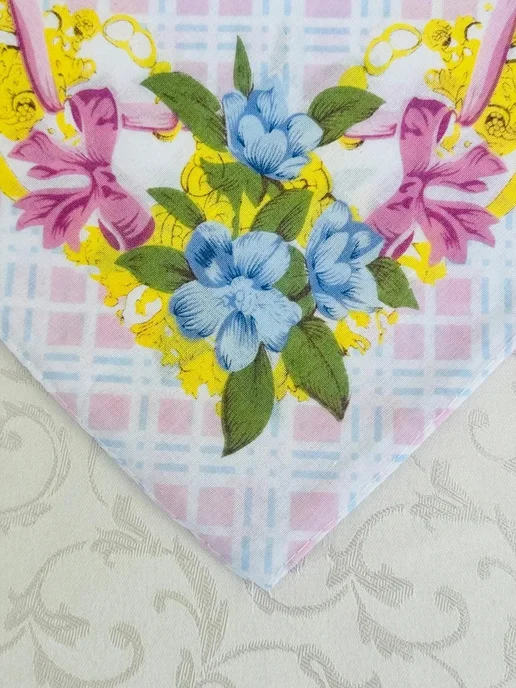 Lapastel Набор носовых платков 3 шт 40х40 см хлопок карманные, 40x40 см, 3 шт, фото 4