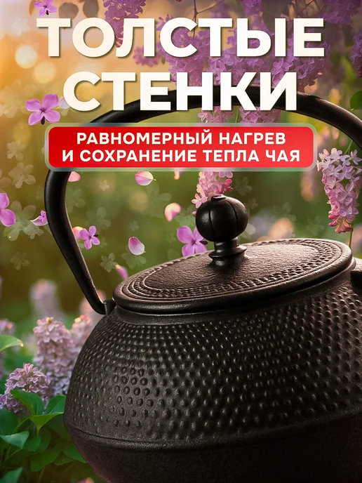 PERFECTO LINEA Заварочный чайник чугунный 800 мл, 800 мл, фото 4